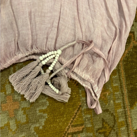 On the Road pink off the shoulder, open shoulder blouse size XS - Picture 2 of 4